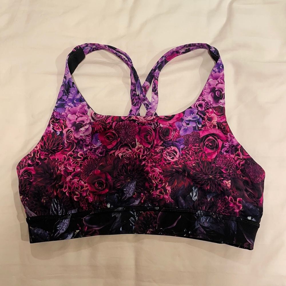 Lululemon energy bra - floral